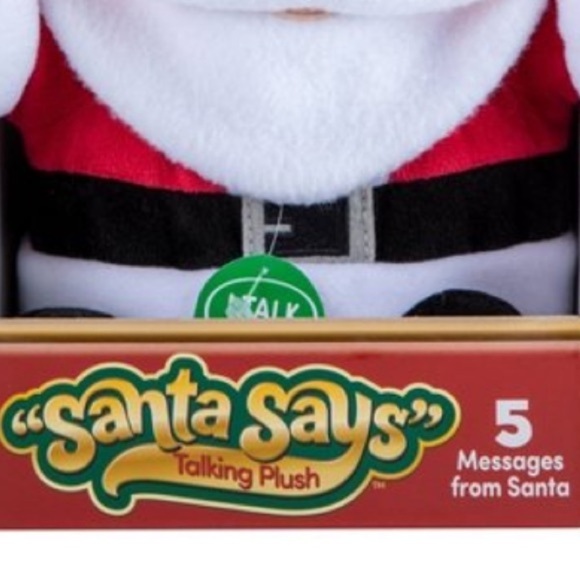NWT Santa Says Talking Plush Toy Elf on the Shelf Christmas toy kids decor - Picture 2 of 4
